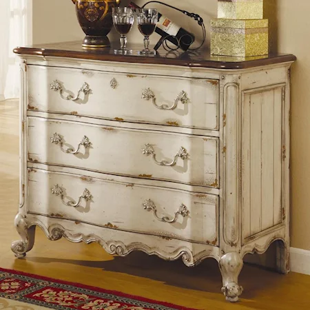 42-inch Two-Tone 3 Drawer French Chest